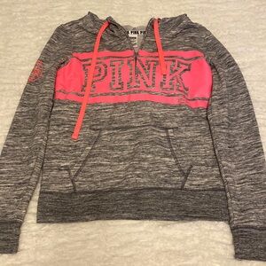 Pink Victoria secret quarter zip.